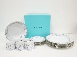 Tiffany＆Co. ティファニー　ダンシングＴ　カップ・プレート　セット（箱付）